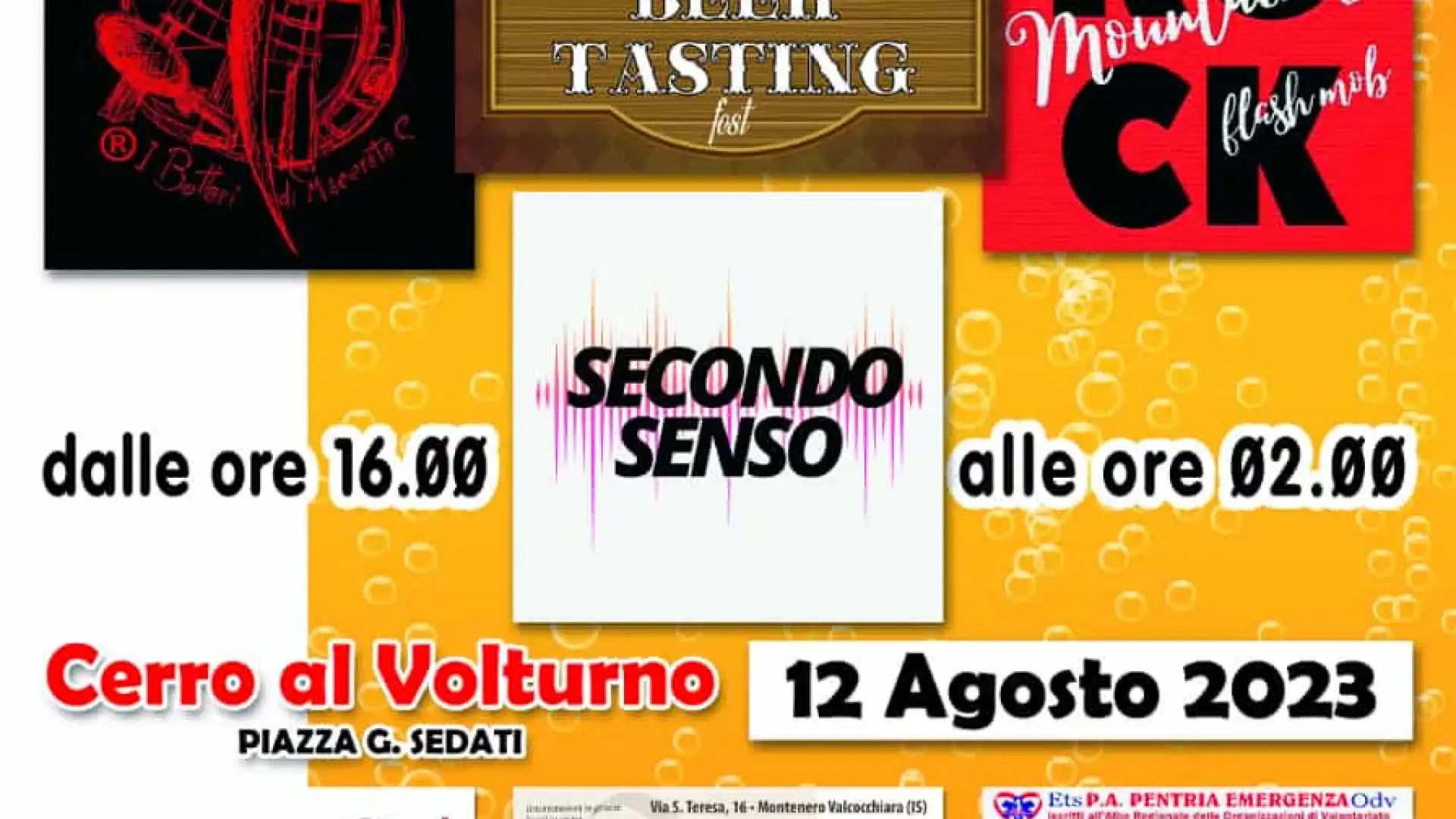 Cerro al Volturno: in serata l'edizione 2023 del Beer Tasting promosso dalla Pro Loco Cerrese 1982